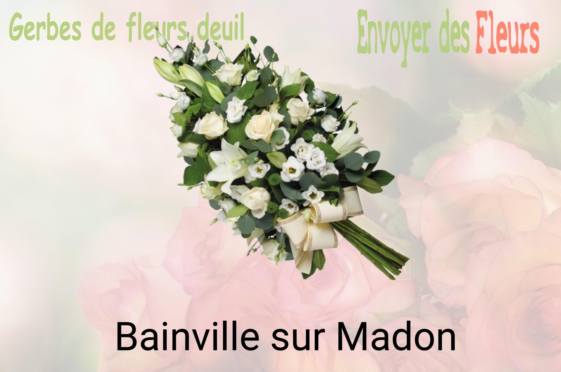 Gerbe de fleurs de deuil livrée à Bainville-sur-Madon